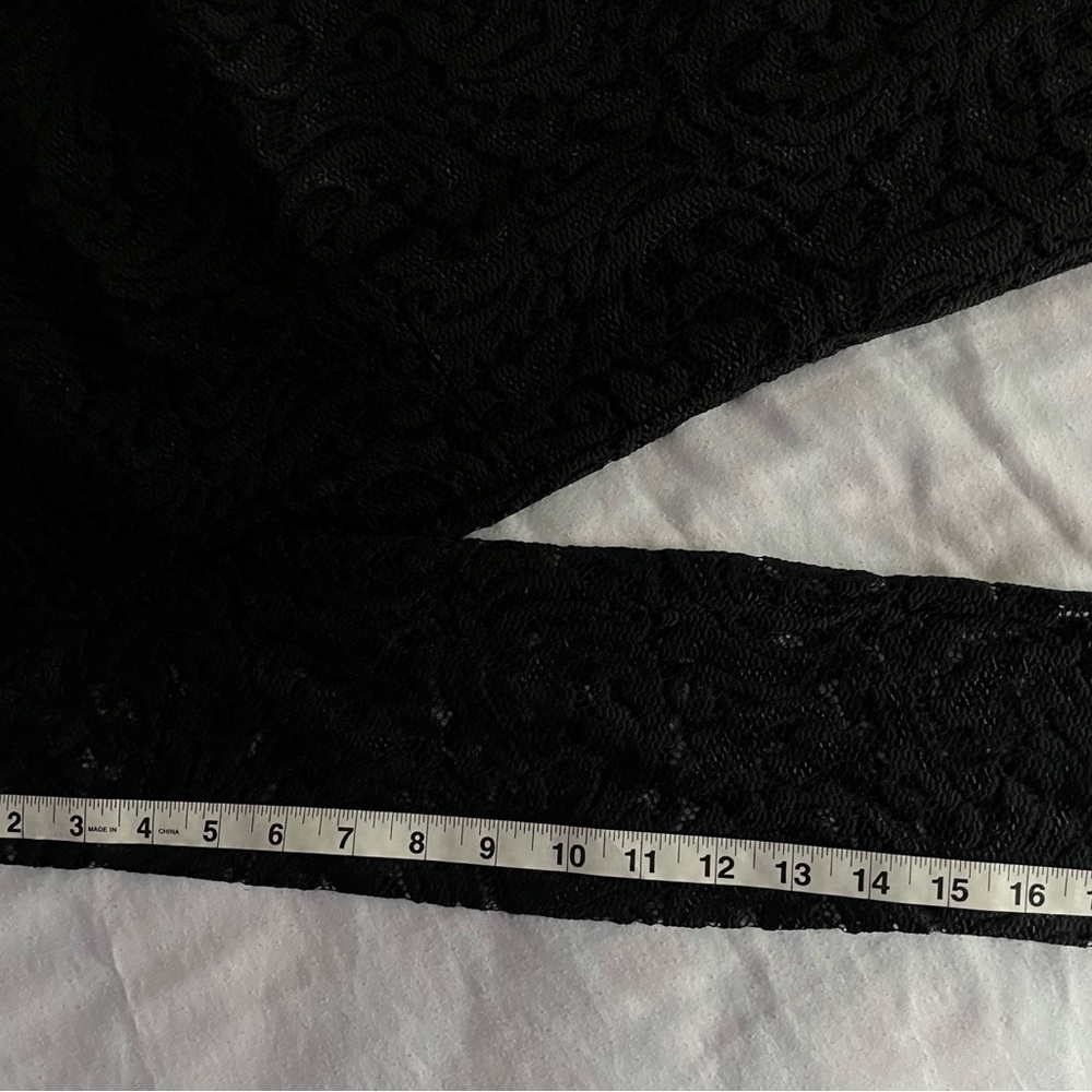 Garnet Hill Black Lace 3/4 Sleeve Classic Sheath Dress Women’s Size 6 EUC - Picture 12 of 16